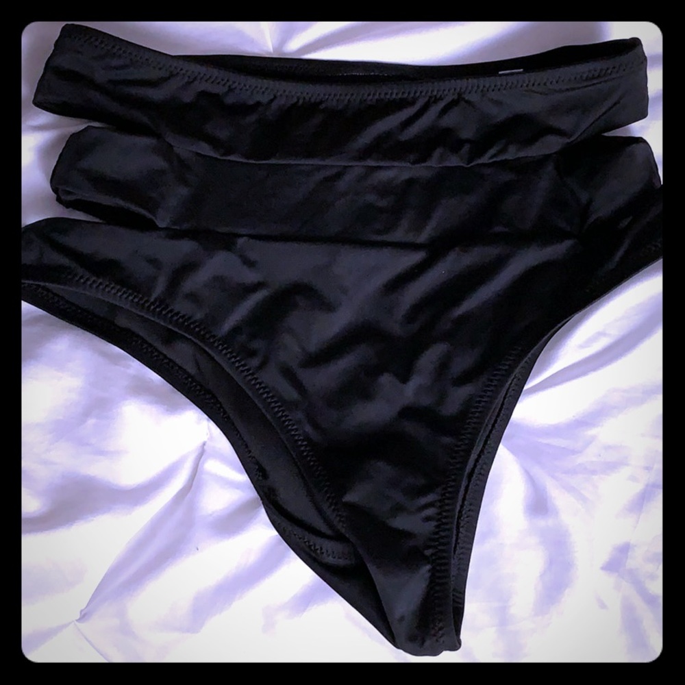high waisted bathing suit bottoms